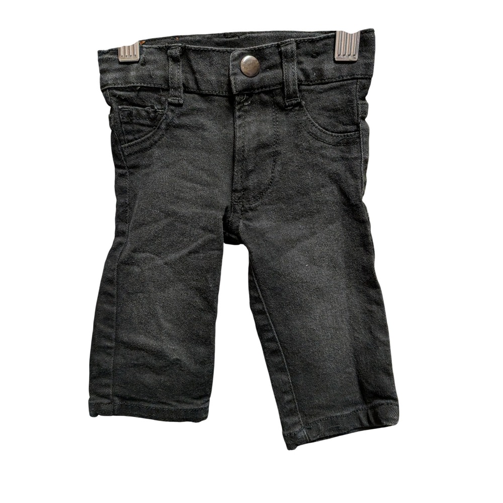 RuggedButts Boys Black Premium Denim Straight Leg Jeans Classic 5-Pocket Pants